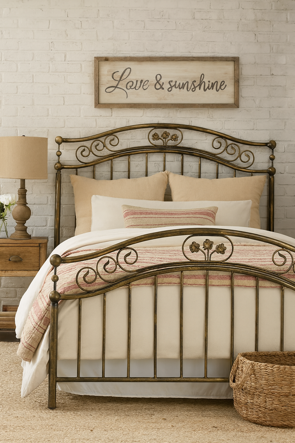 Romantyka łóżko romantyczne z metalu